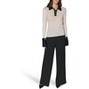 image:imageKarl Lagerfeld Womens Long Sleeve Collared Flared Sleeves Gold Buttons SweaterBirchBlack