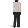 image:imageKarl Lagerfeld Womens Long Sleeve Collared Flared Sleeves Gold Buttons SweaterBirchBlack