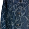 image:imageKarl Lagerfeld Womens Long Sleeve Collared Neck Bow Jacquard Denim JacketMedium Indigo