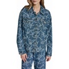 image:imageKarl Lagerfeld Womens Long Sleeve Collared Neck Bow Jacquard Denim JacketMedium Indigo