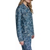 image:imageKarl Lagerfeld Womens Long Sleeve Collared Neck Bow Jacquard Denim JacketMedium Indigo