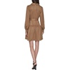 image:imageKarl Lagerfeld Womens Long Sleeve Collared Tie Waist DressVicuna