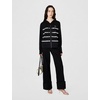 image:imageKarl Lagerfeld Womens Long Sleeve Comfortable Jacket with Embellished Pearl TrimBlack