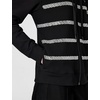 image:imageKarl Lagerfeld Womens Long Sleeve Comfortable Jacket with Embellished Pearl TrimBlack