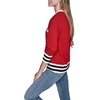 image:imageKarl Lagerfeld Womens Long Sleeve Crew Neck Logo SweaterAdmiral Red