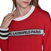 image:imageKarl Lagerfeld Womens Long Sleeve Crew Neck Logo SweaterAdmiral Red