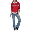 image:imageKarl Lagerfeld Womens Long Sleeve Crew Neck Logo SweaterAdmiral Red
