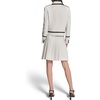 image:imageKarl Lagerfeld Womens Long Sleeve Cropped Polished Suiting JacketBisqueBlack