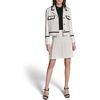 image:imageKarl Lagerfeld Womens Long Sleeve Cropped Polished Suiting JacketBisqueBlack