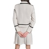 image:imageKarl Lagerfeld Womens Long Sleeve Cropped Polished Suiting JacketBisqueBlack