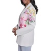 image:imageKarl Lagerfeld Womens Long Sleeve Jacket with Bright Placed FloralsSoft White