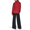 image:imageKarl Lagerfeld Womens Long Sleeve Mock Neck Crystal Button SweaterAdmiral Red