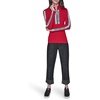 image:imageKarl Lagerfeld Womens Long Sleeve Mock Neck Logo Tape Zip Up SweaterAdmiral Red