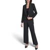 image:imageKarl Lagerfeld Womens Long Sleeve Polished Jacket with Scalloped HemBlack
