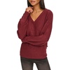 image:imageKarl Lagerfeld Womens Long Sleeve Sparkle SweaterPort WineBlack