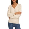 image:imageKarl Lagerfeld Womens Long Sleeve Sparkle SweaterSoft WhiteGold