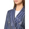 image:imageKarl Lagerfeld Womens Long Sleeve Stripe Office Friendly Blazer JacketIndigoBlack Stripe