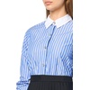 image:imageKarl Lagerfeld Womens Long Sleeve Stripe Office Friendly Bright DressFrench Blue Combo