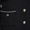 image:imageKarl Lagerfeld Womens Long Sleeve Tweed Polished Statement JacketBlack