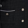 image:imageKarl Lagerfeld Womens Long Sleeve Tweed Polished Statement JacketBlack