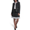 image:imageKarl Lagerfeld Womens Long Sleeve Tweed Polished Statement JacketBlack