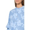 image:imageKarl Lagerfeld Womens Long Sleeve VNeck Floral Denim BlouseMedium Wash