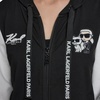image:imageKarl Lagerfeld Womens Long Sleeve Varsity Jacket with Choupette and Karl GraphicBlack