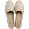 image:imageKarl Lagerfeld Womens Manika Espadrille Sandal with RhinestonesNaturalSilver
