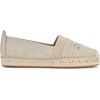 image:imageKarl Lagerfeld Womens Manika Espadrille Sandal with RhinestonesNaturalSilver