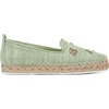 image:imageKarl Lagerfeld Womens Michaela Atelier Espadrille Closed Toe Sandal with PinsPistachio Green