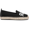 image:imageKarl Lagerfeld Womens Michaela Bonjour Espadrille Closed Toe SandalBlack
