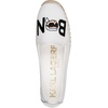 image:imageKarl Lagerfeld Womens Michaela Bonjour Espadrille Closed Toe SandalBright White