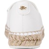 image:imageKarl Lagerfeld Womens Millicent Flat Espadrille Slip on Flat with LogoBright WhiteBlack