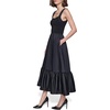 image:imageKarl Lagerfeld Womens Mixed Media Midi Tank DressBlack