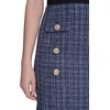 image:imageKarl Lagerfeld Womens Multi Textured Tweed Aline DressBlackBlue Multi