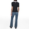 image:imageKarl Lagerfeld Womens Office Friendly Fashionable TopBlackWhite