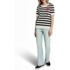 image:imageKarl Lagerfeld Womens Pearl Detail Sequin Flower Stripes SweaterSoft WhiteBlack