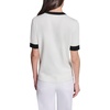 image:imageKarl Lagerfeld Womens Pearl Detail Sequin Flower SweaterSoft WhiteBlack
