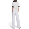 image:imageKarl Lagerfeld Womens Pearl Detail Sequin Flower SweaterSoft WhiteBlack