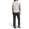 image:imageKarl Lagerfeld Womens Piping Ruffle Sleeve Collared Neck BlouseSoft White