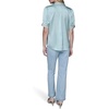 image:imageKarl Lagerfeld Womens Polished ButtonFront Everyday Essential Versatile BlouseBallet Slipper