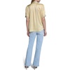 image:imageKarl Lagerfeld Womens Polished ButtonFront Everyday Essential Versatile BlousePana Cotta