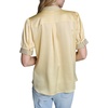 image:imageKarl Lagerfeld Womens Polished ButtonFront Everyday Essential Versatile BlousePana Cotta