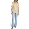 image:imageKarl Lagerfeld Womens Polished ButtonFront Everyday Essential Versatile BlousePana Cotta