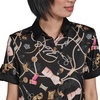image:imageKarl Lagerfeld Womens Printed Camp Shirt with Sewing ThemeBlack Combo