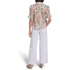 image:imageKarl Lagerfeld Womens Printed Floral Print Button DownSoft WhitePink Carnation Multi