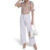 image:imageKarl Lagerfeld Womens Printed Floral Print Button DownSoft WhitePink Carnation Multi