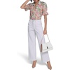 image:imageKarl Lagerfeld Womens Printed Floral Print Button DownSoft WhitePink Carnation Multi