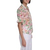 image:imageKarl Lagerfeld Womens Printed Floral Print Button DownSoft WhitePink Carnation Multi