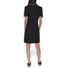 image:imageKarl Lagerfeld Womens Puff Sleeve Tweed Collar Essential DressBlack